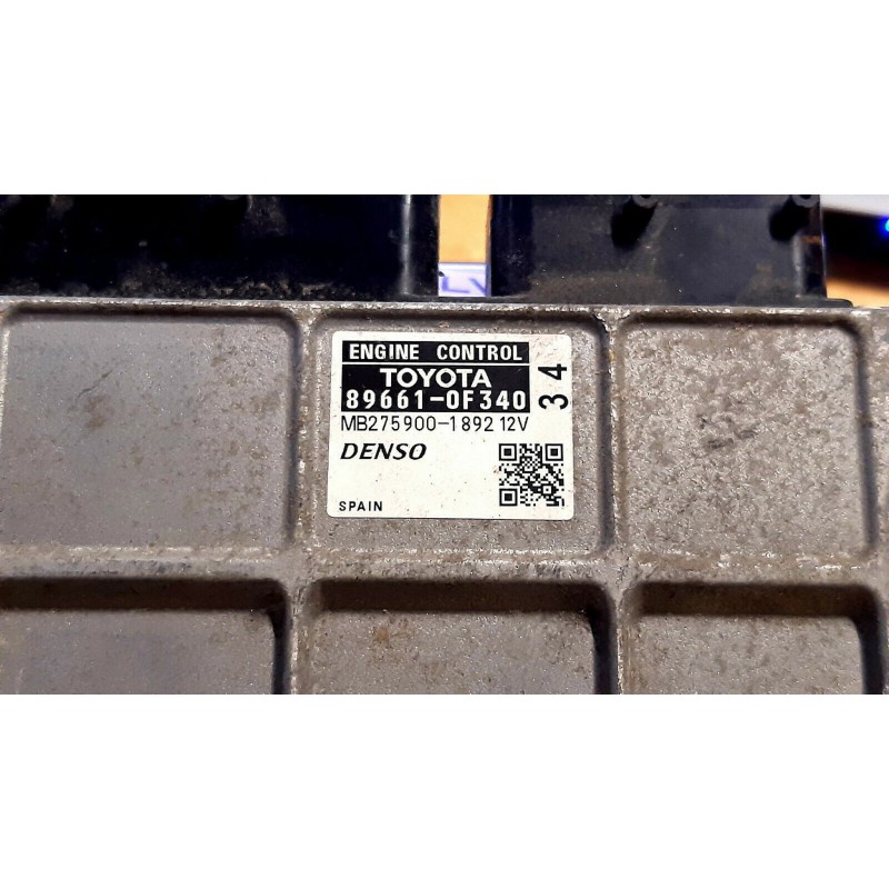 БЛОК УПРАВЛЕНИЯ ДВИГАТЕЛЕМ (ЭБУ) TOYOTA VERSO 2.0 D-4D 93KW 89661-0F340 / MB275900-012