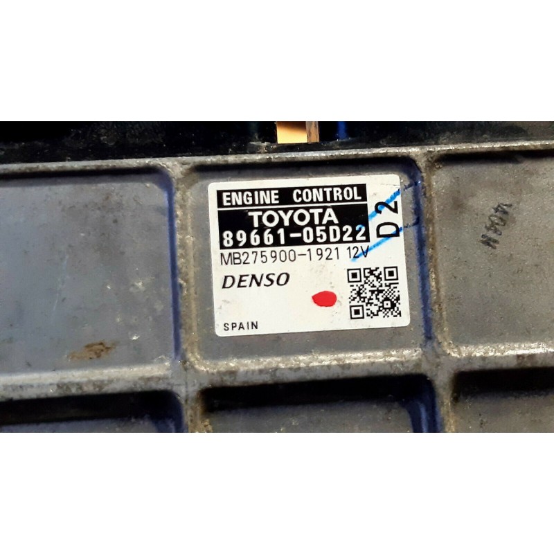 TOYOTA AVENSIS D-4D ENGINE CONTROL UNIT ECU 89661-05D22 / MB275900-1921