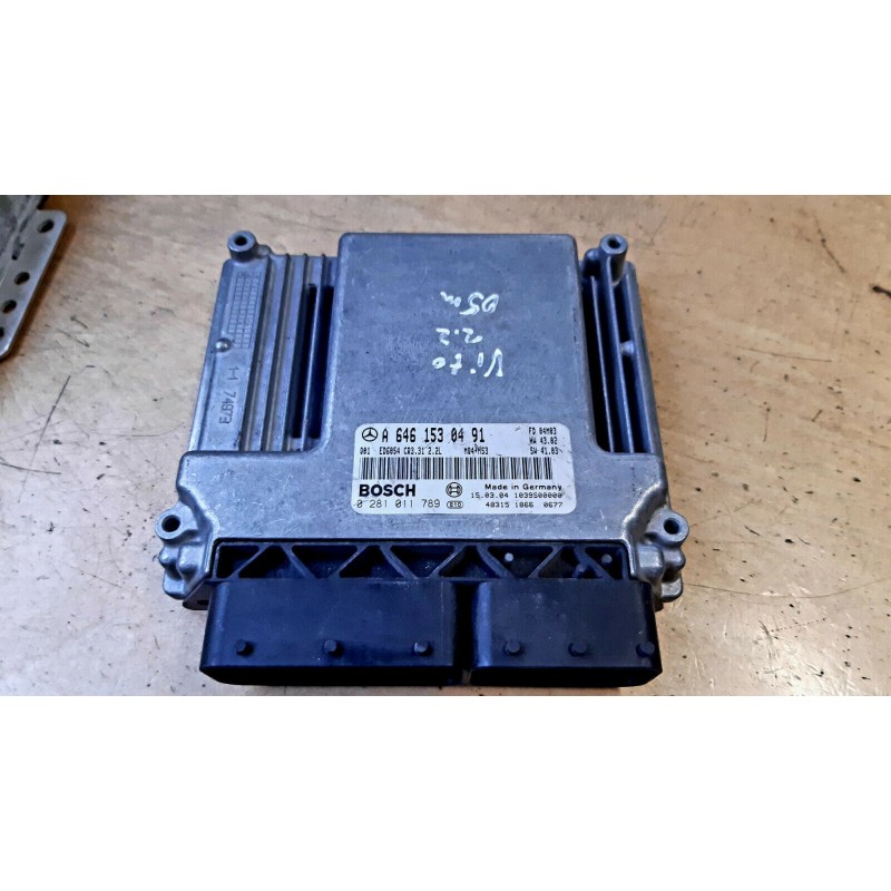 Mercedes Vito 2.2 CDI ECU Engine Control Ecu A6461530491 0281011789