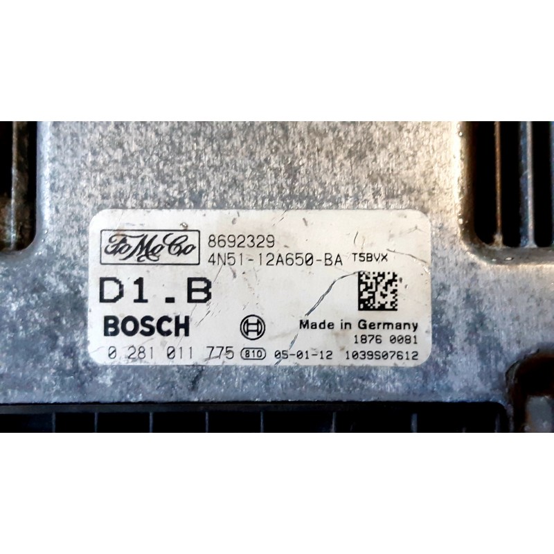 ULLY TESTED VOLVO 1.6 HDI ENGINE CONTROL UNIT (ECU) 0281011775 / 4N51-12A650-BA