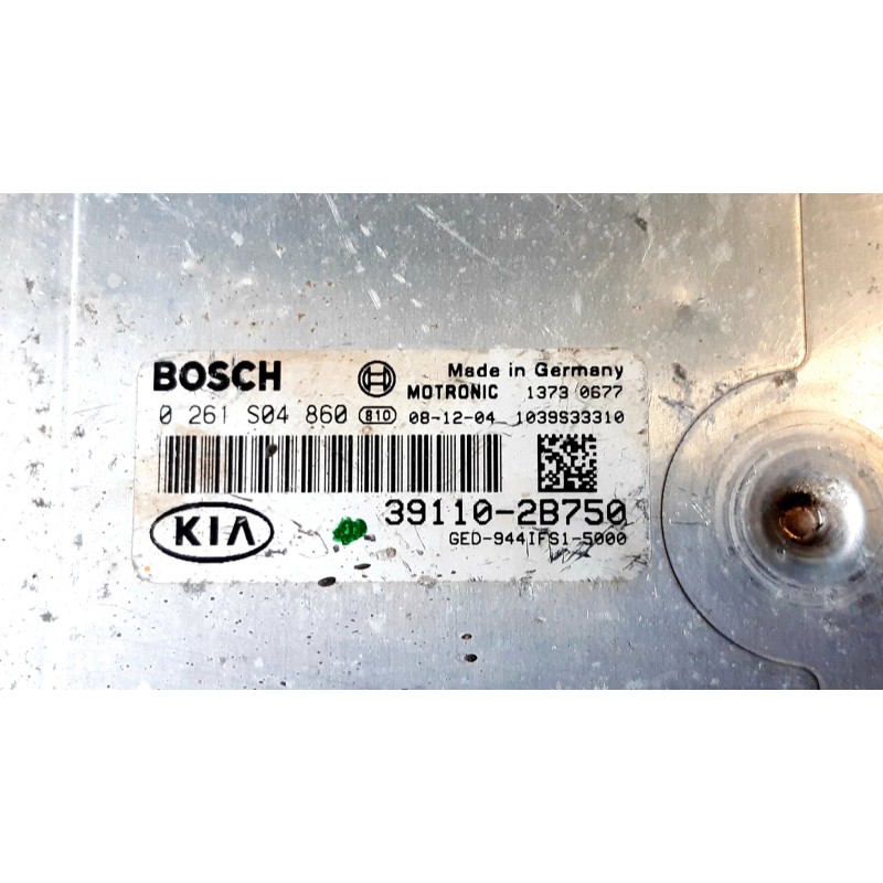 FULLY TESTED ECU FOR KIA CEED 1.4L 80KW 39110-2B750 / 0261S04860 / 1039S33310