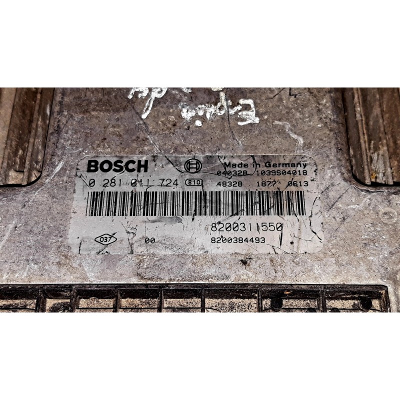 БЛОК УПРАВЛЕНИЯ ДВИГАТЕЛЕМ (ЭБУ) 0281011724 / 1039S04018 / 040328 / 8200311550 / 8200384493