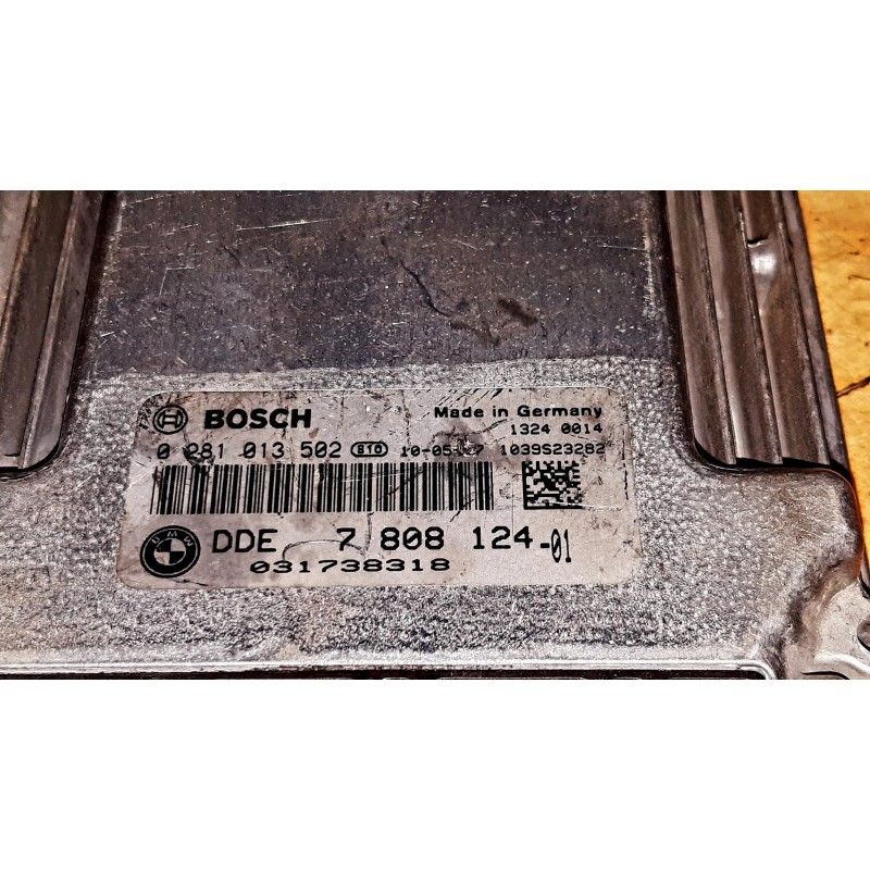 FULLY TESTED BMW ENGINE CONTROL UNIT (ECU / DDE) 7808124 / 0281013502 / 1039S23282