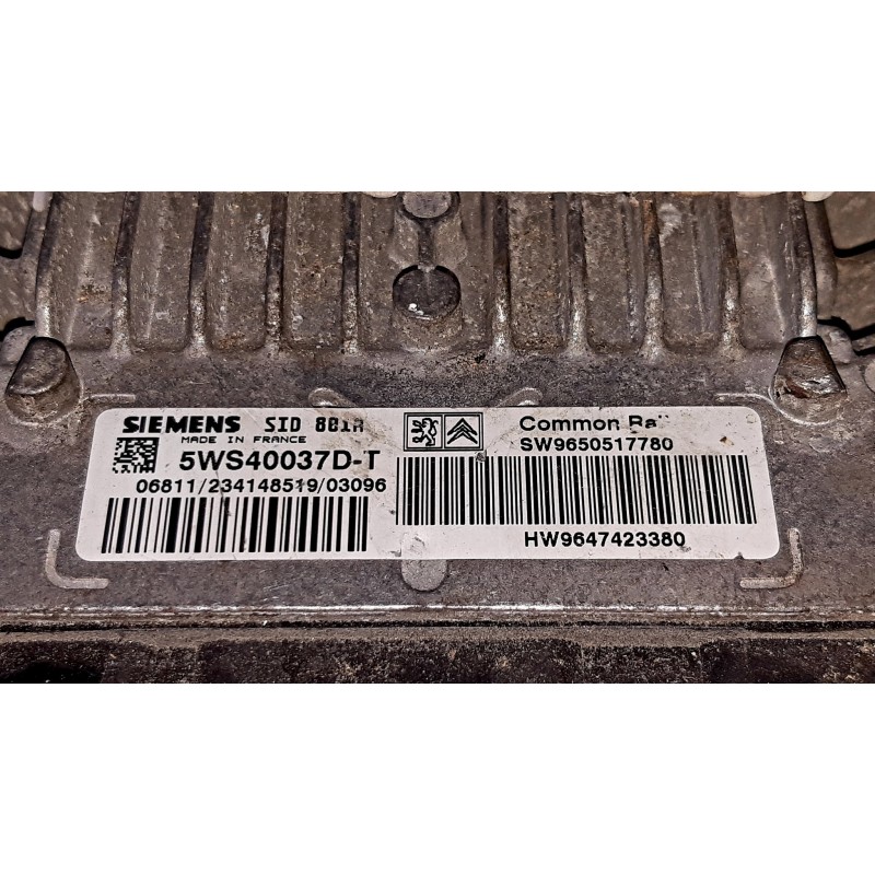 PEUGEOT / CITROËN ENGINE CONTROL UNIT (ECU) 5WS40037D-T